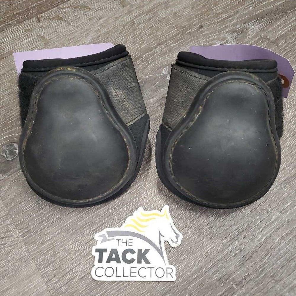 Pr Hind Boots, velcro *gc, dirt, mnr hair, faded, residue