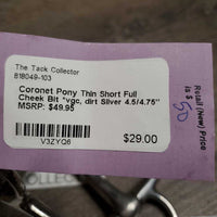 Pony Thin Short Full Cheek Bit *vgc, dirt
