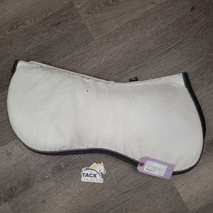 Memory Foam Half Pad *gc, mnr hair, faded, dirt, dingy, puckers, pills, binding rubs, weak velcro