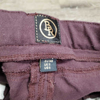 JUNIORS Hvy EuroSeat Breeches *gc, dirt, pilly, rubs, faded, snags