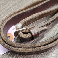 Plain Reins *fair, v.stiff, v.dry, v.rough back, twisted, dirt/film