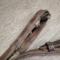 Plain Reins *fair, v.stiff, v.dry, v.rough back, twisted, dirt/film
