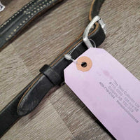Hvy Thick Western Running Martingale *gc, dirty, older, scrapes, stiff, dry, xholes, rusty rings