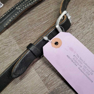 Hvy Thick Western Running Martingale *gc, dirty, older, scrapes, stiff, dry, xholes, rusty rings