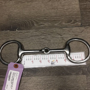 Med Hvy EggButt Snaffle Bit *gc, scuffs, scratches, dings, loose - pulled joints