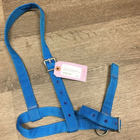 Wide Flat Soft Nylon Headstall, Noseband, Round Nylon Reins *vgc, mnr stains, older