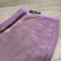JUNIORS Half Chaps *gc/fair, v.dirty, stretched elastic, pilly edges, discolored, mnr hair, weak snaps, rubs, thin spots