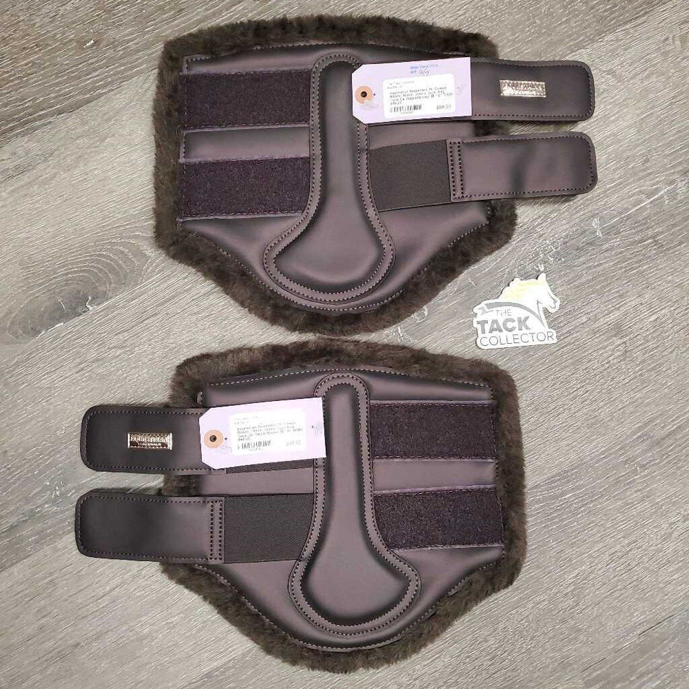 Pr Closed Boots, fleece, velcro, tags, bag *new