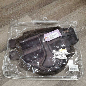 Pr Closed Boots, fleece, velcro, tags, bag *new