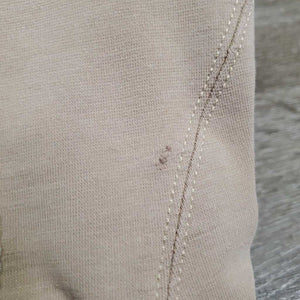 JUNIORS Hvy Cotton Breeches, Pull On *gc/fair, holes: knee & seat seam