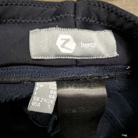 JUNIORS Fleece Winter Full Seat Riding Tight Breeches *gc/fair, seam puckers, v.pilly & snagged seat
