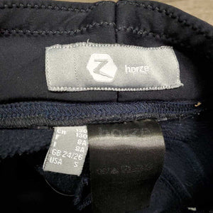 JUNIORS Fleece Winter Full Seat Riding Tight Breeches *gc/fair, seam puckers, v.pilly & snagged seat