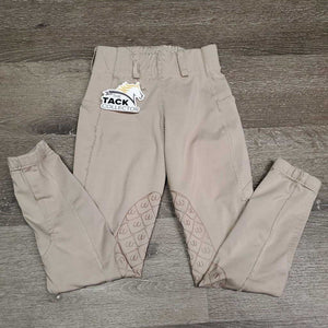 JUNIORS Riding Tight Breeches, Pull On *gc, seams: v.rubs, frayed & undone stitching
