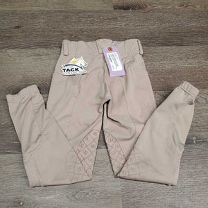 JUNIORS Riding Tight Breeches, Pull On *gc, seams: v.rubs, frayed & undone stitching