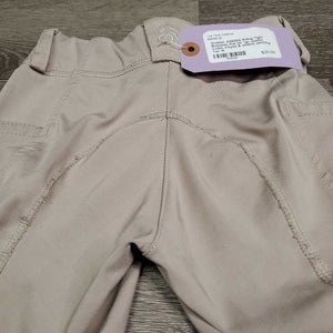 JUNIORS Riding Tight Breeches, Pull On *gc, seams: v.rubs, frayed & undone stitching