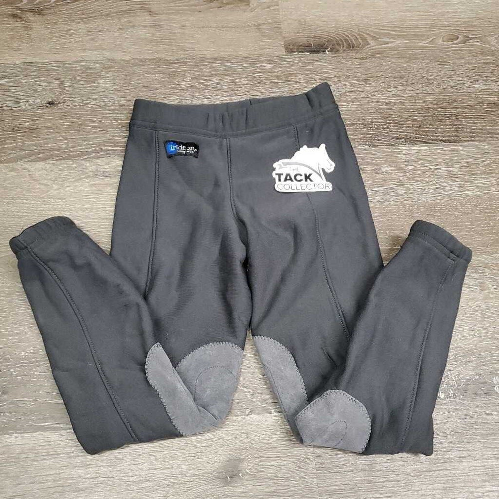 JUNIORS Fleece Lined Winter Riding Tight Breeches *vgc, knees: rubs & pills