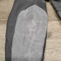 JUNIORS Fleece Lined Winter Riding Tight Breeches *vgc, knees: rubs & pills
