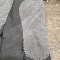 JUNIORS Fleece Lined Winter Riding Tight Breeches *vgc, knees: rubs & pills
