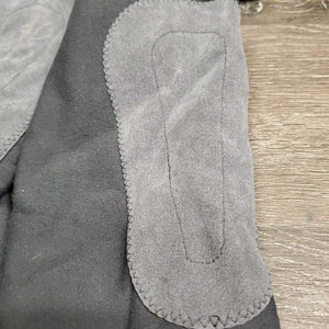 JUNIORS Fleece Lined Winter Riding Tight Breeches *vgc, knees: rubs & pills