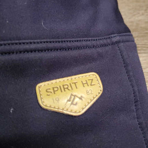 JUNIORS Fleece Lined Winter Riding Tight Breeches *gc, seat rubs & pills, stains, seam puckers