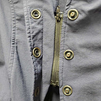 JUNIORS Technical Show Jacket, zipper, snaps *gc, faded, seam puckers, curled inner lapel lining, shrunk?puckered
