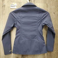 JUNIORS Technical Show Jacket, zipper, snaps *gc, faded, seam puckers, curled inner lapel lining, shrunk?puckered