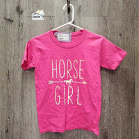 JUNIORS SS Shirt "Horse Girl" *xc
