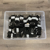 2x 10"-19" Adjustable Nylon Web Blanket Belly Straps *new *100+ in Stock*
