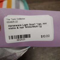 Light Scarf *vgc, mnr stains & hair
