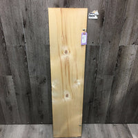 Wood Wall Mount Ribbon Holder "Two Feet Move Your Body, Four Feet Move Your Soul" *vgc, mnr scraped edges