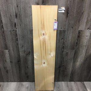 Wood Wall Mount Ribbon Holder "Two Feet Move Your Body, Four Feet Move Your Soul" *vgc, mnr scraped edges