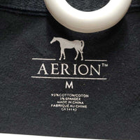 SS Polo Shirt, 1/4 Button Up *gc, hair, faded