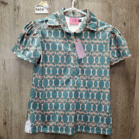 SS Polo Shirt, 1/2 Button Up *vgc, older?
