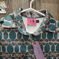 SS Polo Shirt, 1/2 Button Up *vgc, older?
