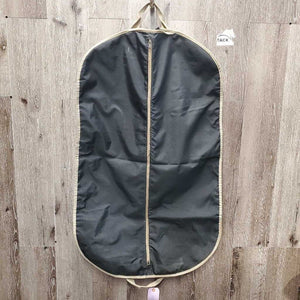 Tapestry Garment Bag "Horses" *gc, mnr hair & dirt, older?, loose threads