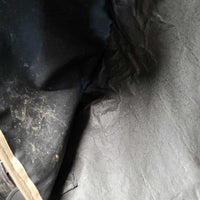 Tapestry Garment Bag "Horses" *gc, mnr hair & dirt, older?, loose threads

