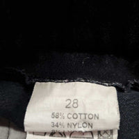 Full Seat Breeches *gc, seam puckers, faded, seat: rubs & pills, pulled seat, undone seams, no bling
