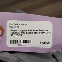 Full Seat Breeches *vgc/xc, mnr pulled seat seam