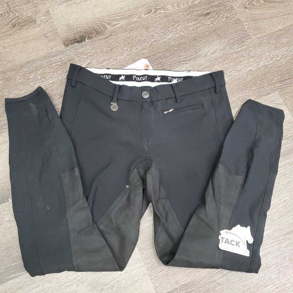 Full Seat Breeches *gc, faded, pulled seam, seam puckers, older