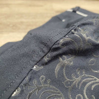 Full Seat Sticky Breeches *vgc/gc, faded seat, seam puckers, stretched seat seams, pilly inside
