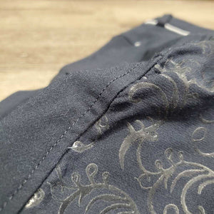 Full Seat Sticky Breeches *vgc/gc, faded seat, seam puckers, stretched seat seams, pilly inside