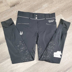 Full Seat Sticky Breeches, Pull On *gc, seam puckers, faded, pilly inside, mnr undone seam