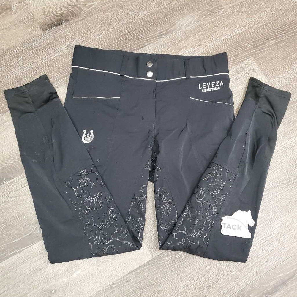 Full Seat Sticky Breeches, Pull On *gc, seam puckers, faded, pilly inside, mnr undone seam