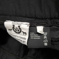 Full Seat Sticky Breeches, Pull On *gc, seam puckers, faded, pilly inside, mnr undone seam