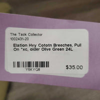 Hvy Cototn Breeches, Pull On *xc, older