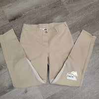 Hvy Cotton Breeches, Pull On *gc, rubs, pills, mnr faded, older
