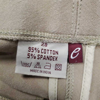 Hvy Cotton Breeches, Pull On *gc, rubs, pills, mnr faded, older
