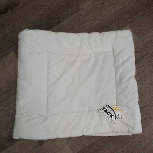 2 Cotton Pillow Leg Quilts *gc, clean, stains, mnr hair, creases, folds