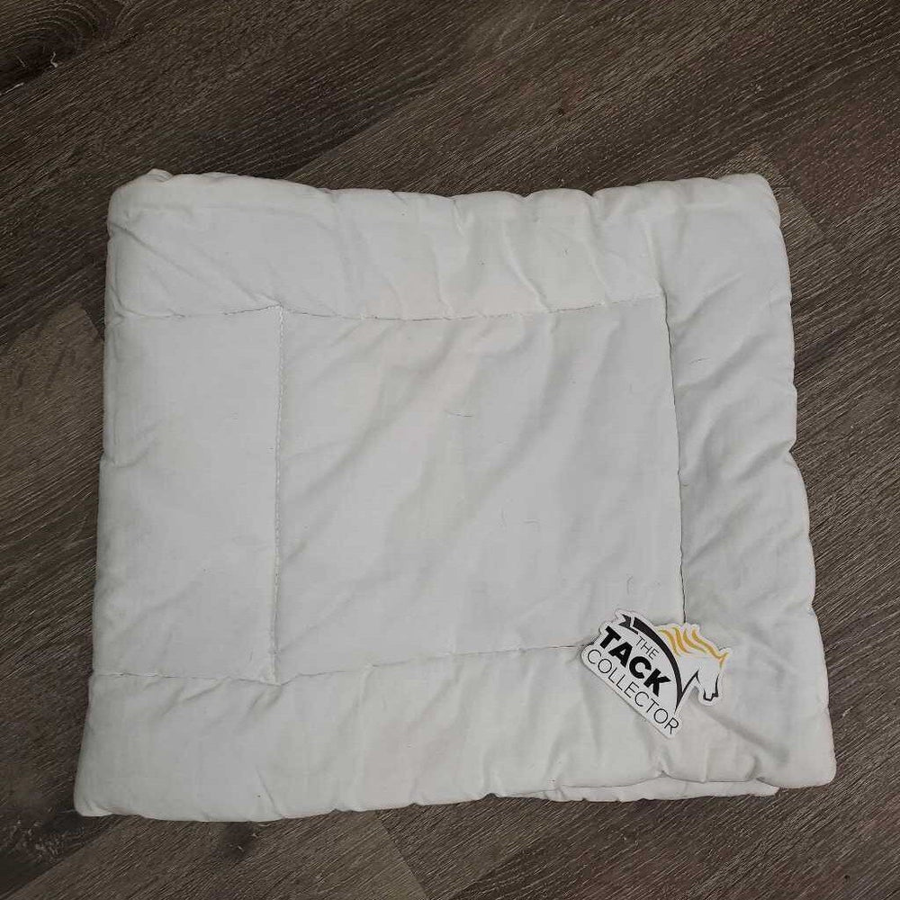 2 Cotton Pillow Leg Quilts *gc, clean, stains, mnr hair, creases, folds