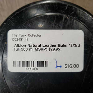 Natural Leather Balm *2/3rd full